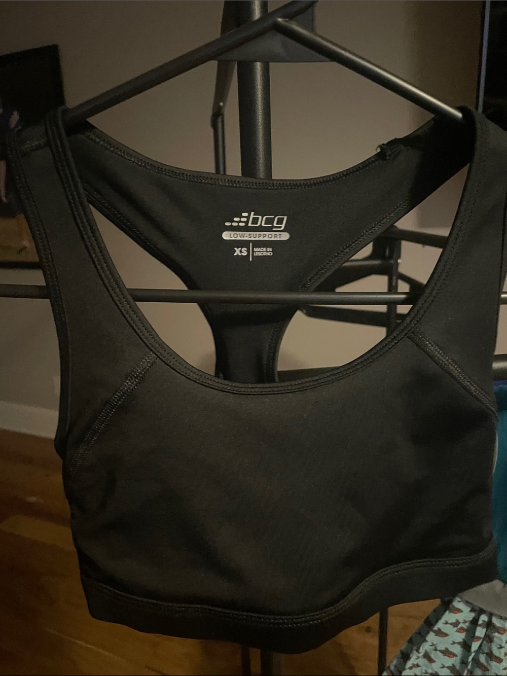 bcg Black Racerback Sports Bra